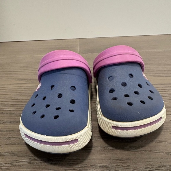 Crocs Kids Crocband Clog Purple Blue Kid's Size 6-7 - Picture 9 of 13